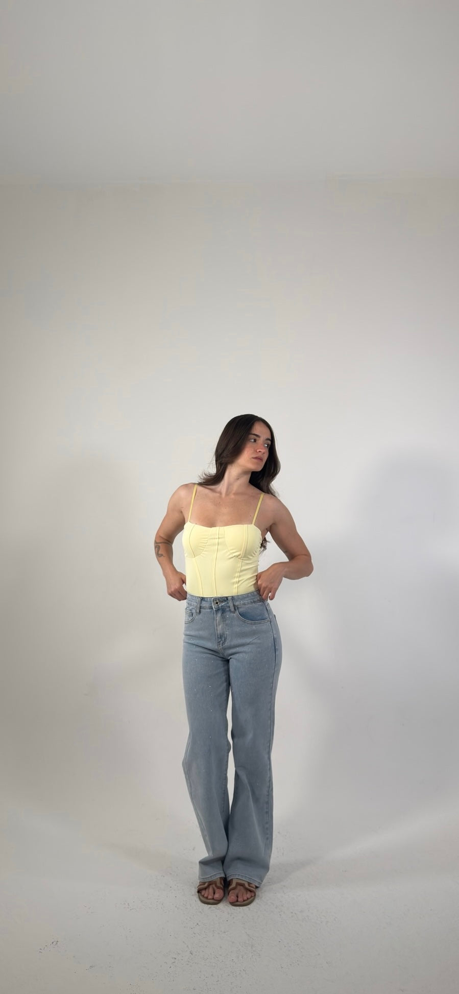 Denim brillantinati