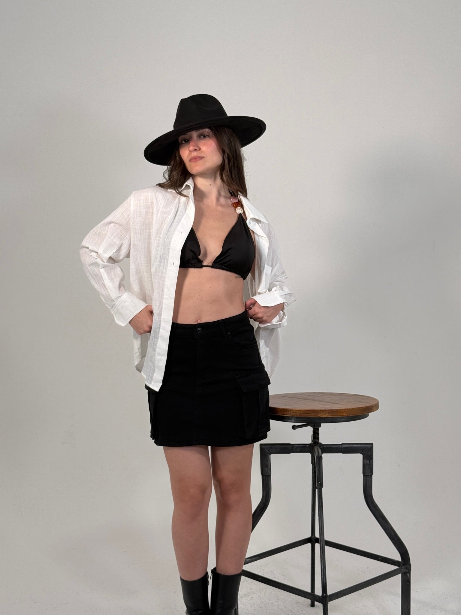 Minigonna denim