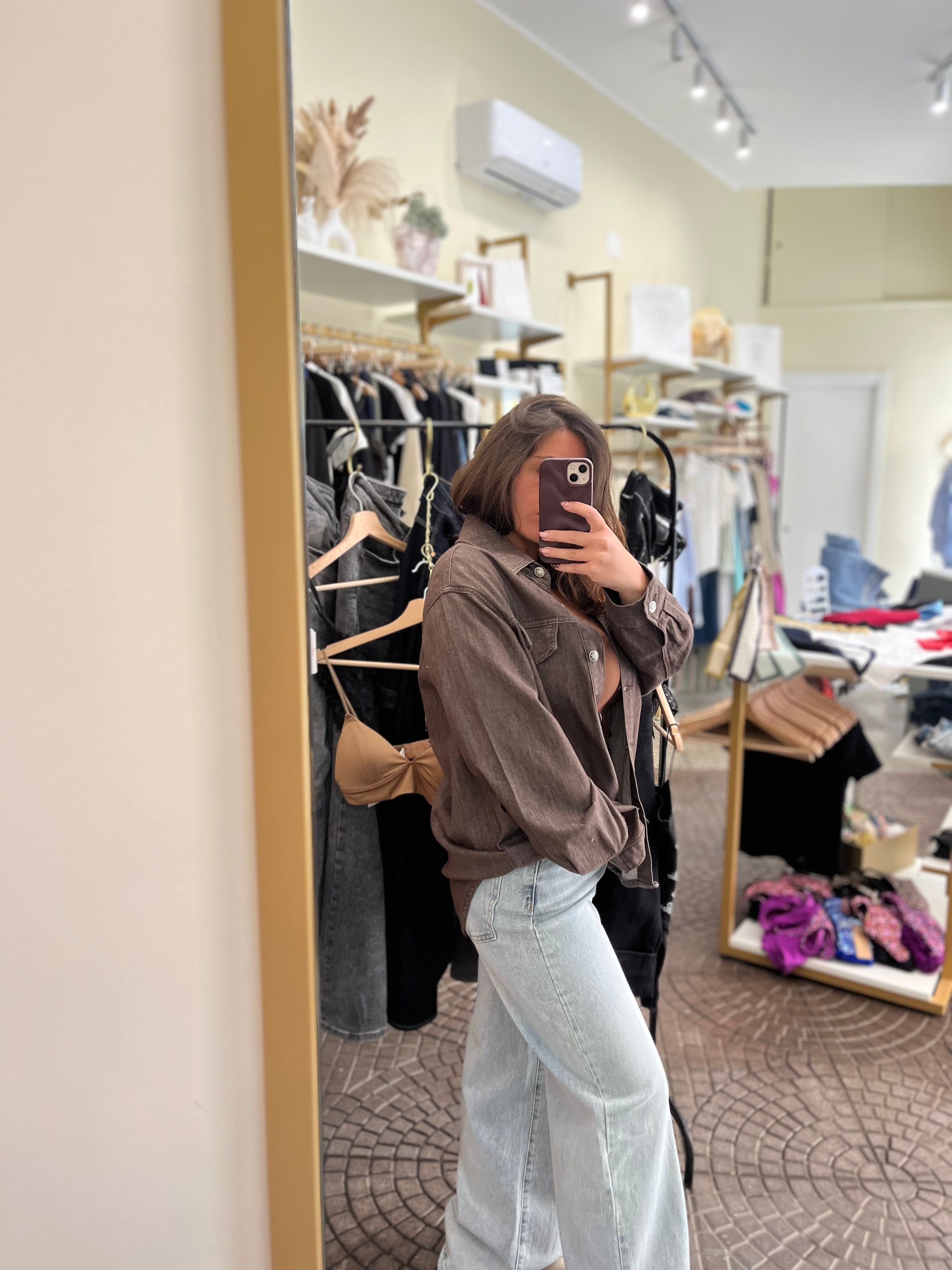 Denim doppia abbottonatura