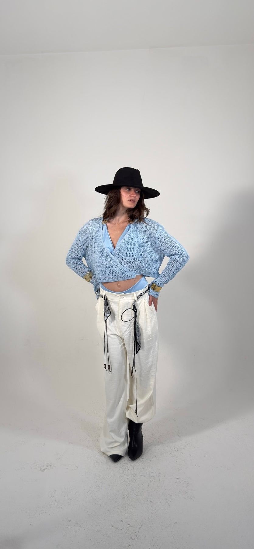 Pantalone con cintura