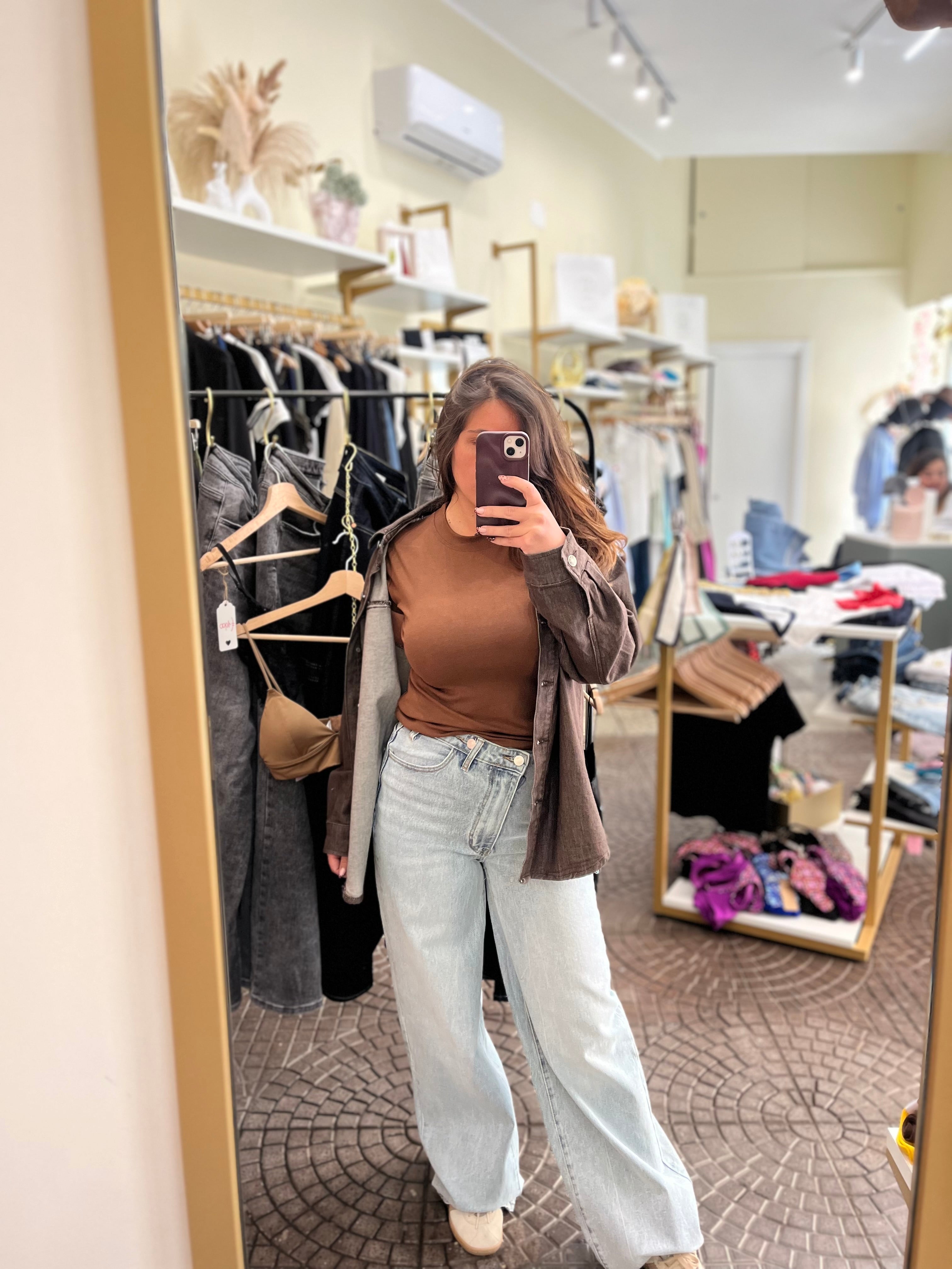 Denim doppia abbottonatura