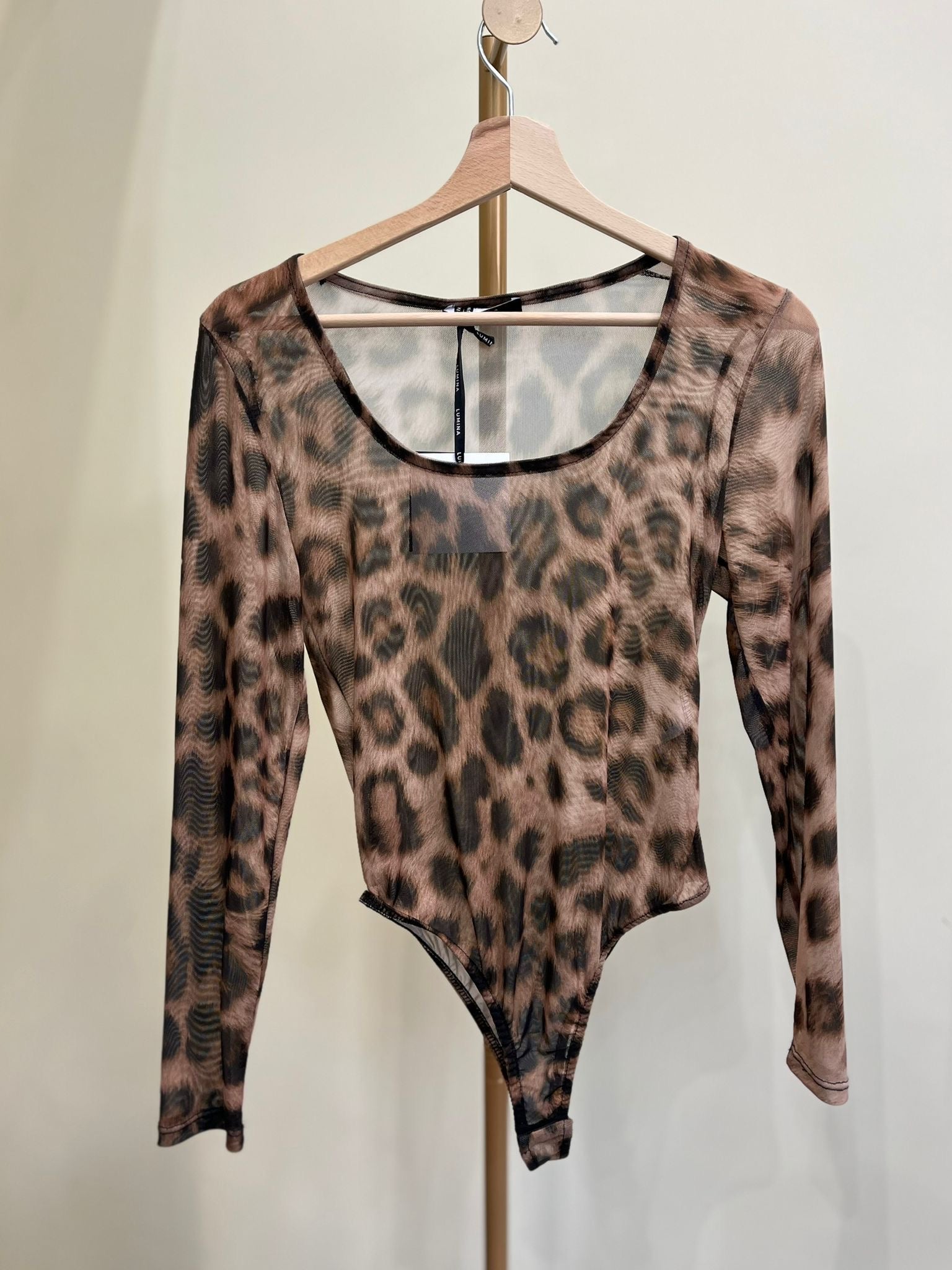 Body Lumina Animalier in trasparenza