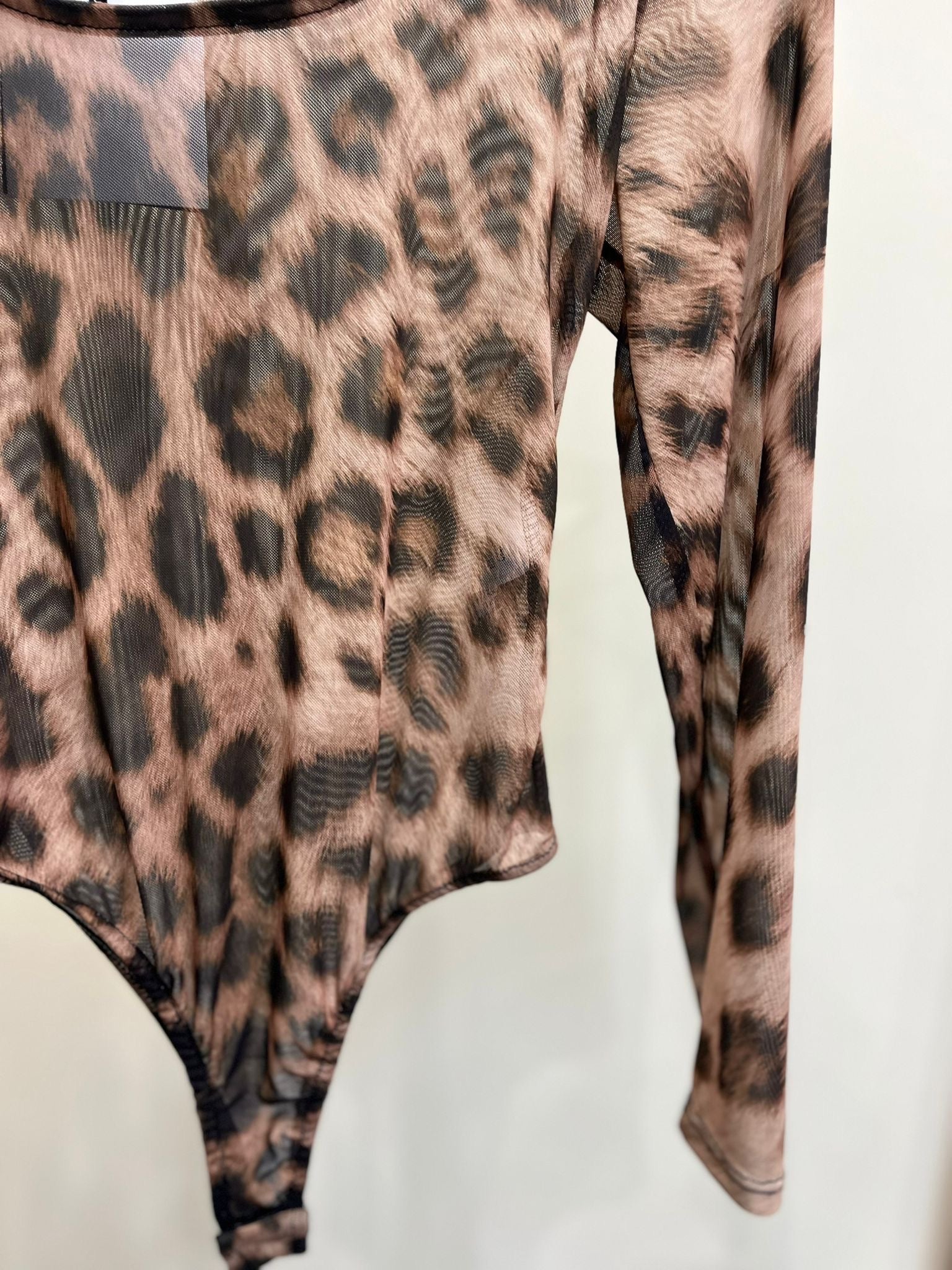 Body Lumina Animalier in trasparenza