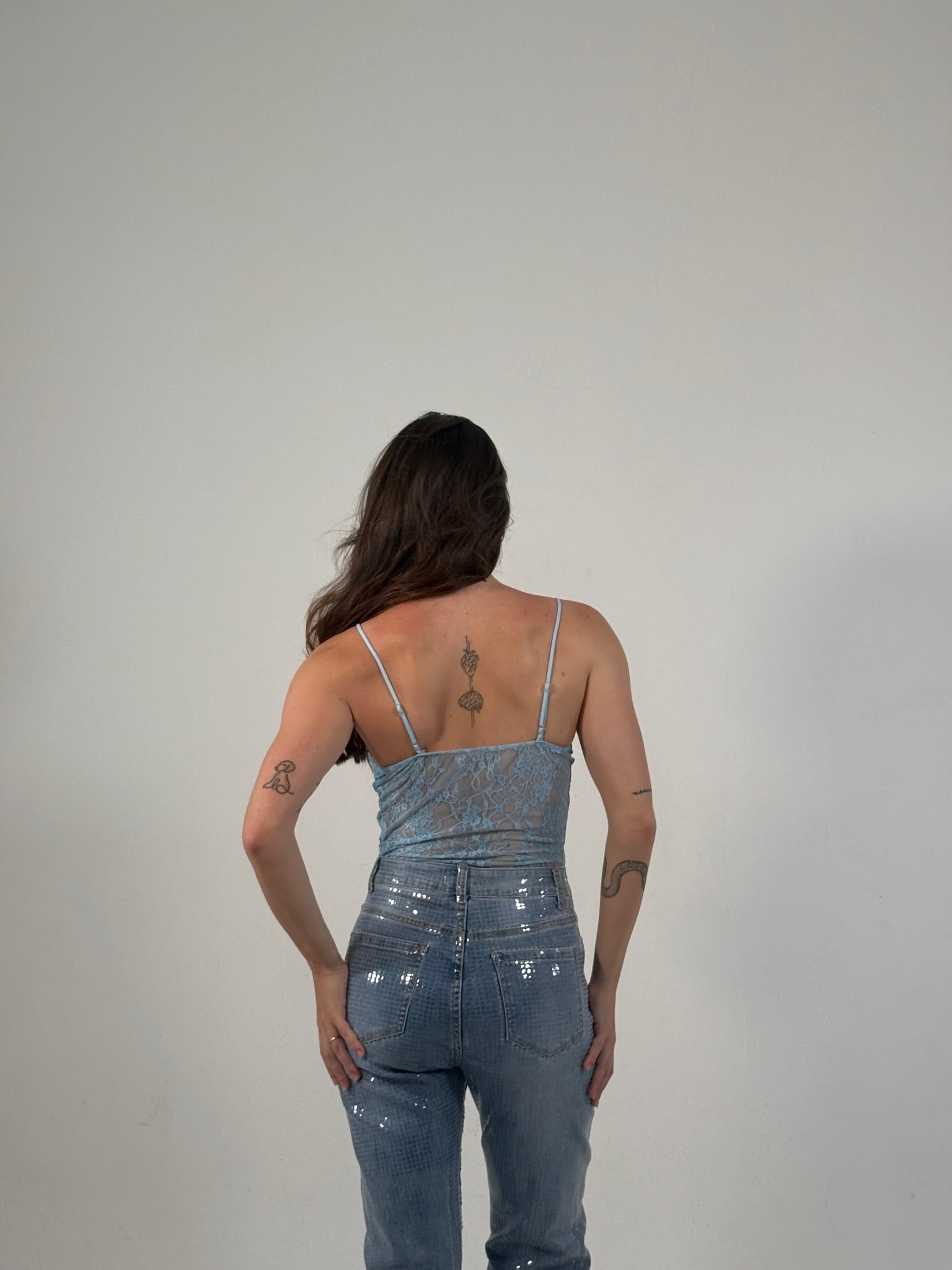 Denim stampato