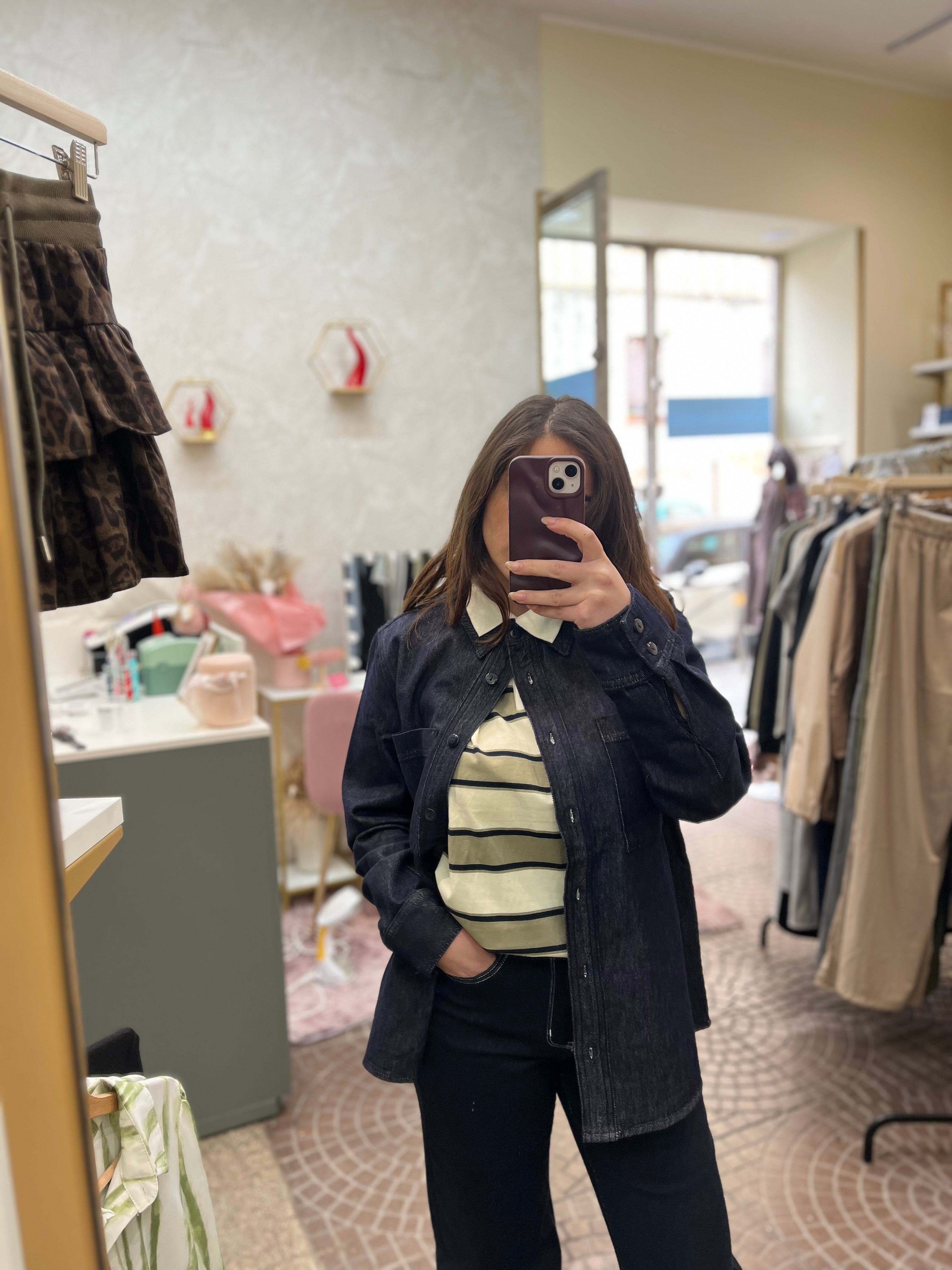 Blusa in denim