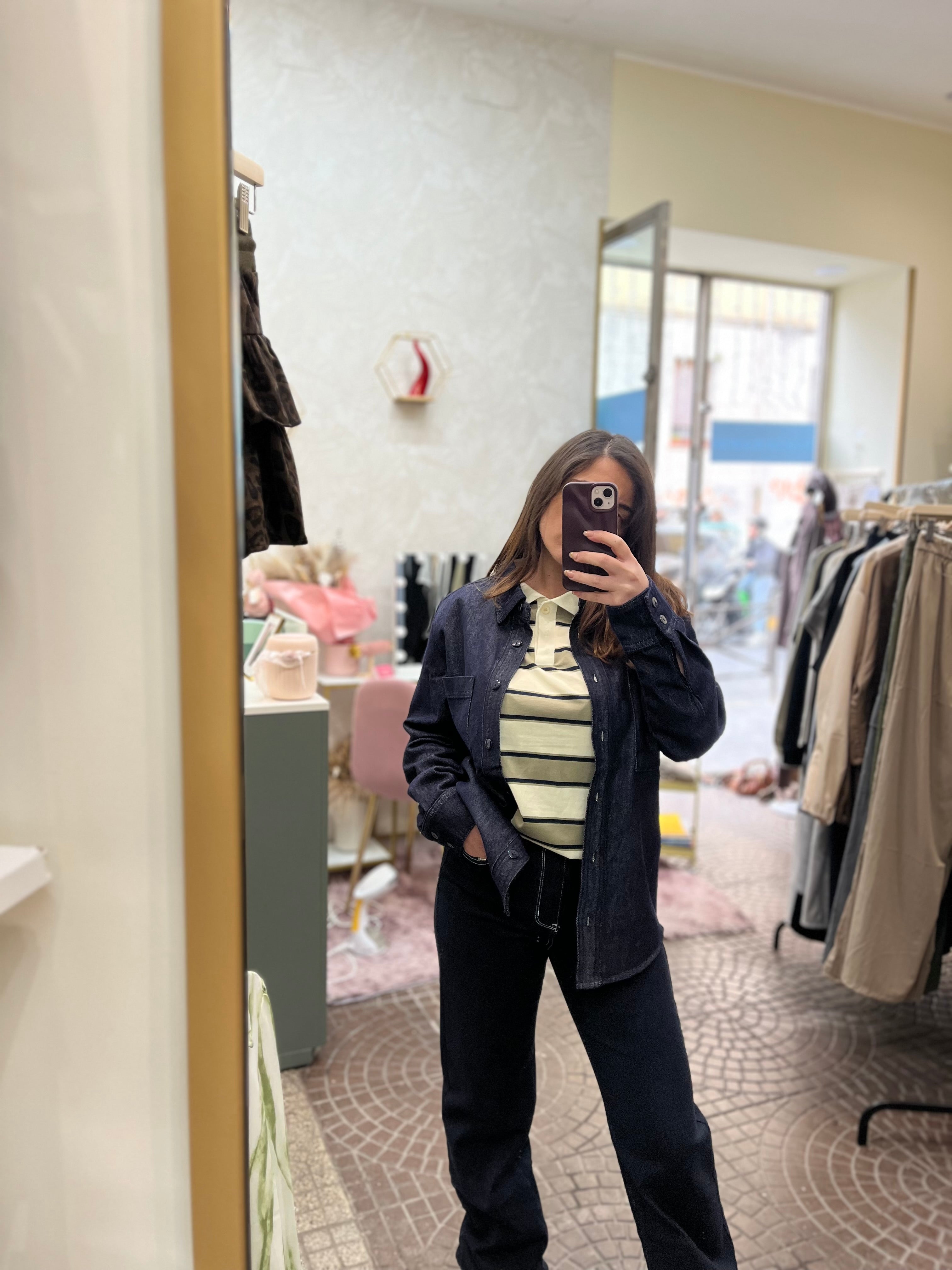 Blue denim