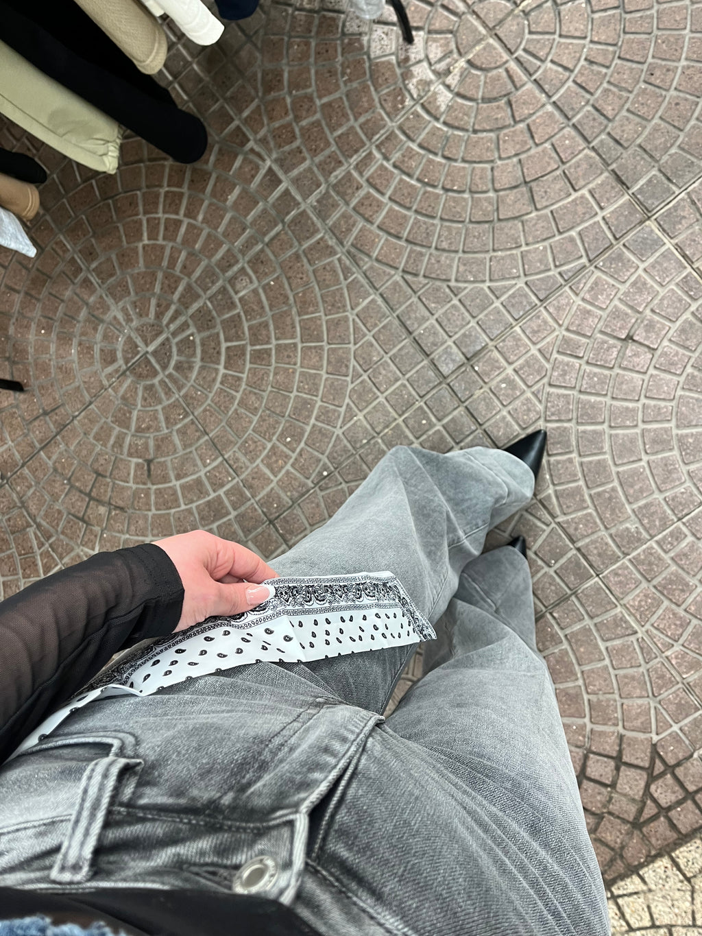 Grey denim