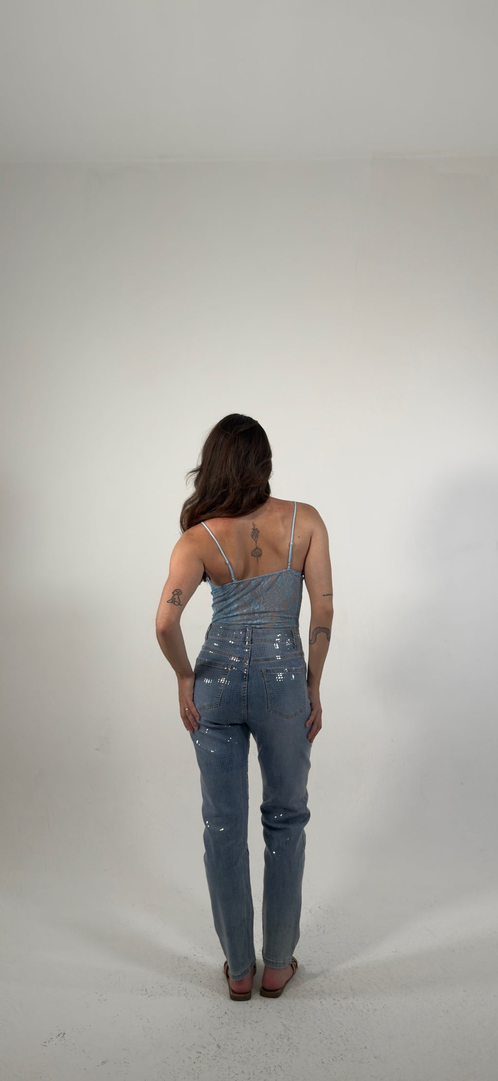 Denim stampato